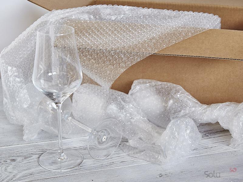 Rouleau de bulles pour calage et protection colis, papier bulles